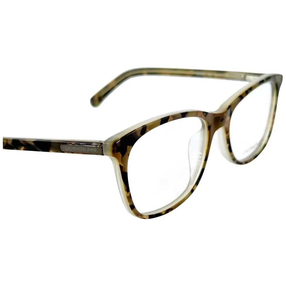 Calvin Klein Jeans CKJ303 Womens Plastic Eyeglass Frame 248 Taupe Tortoise 53-16